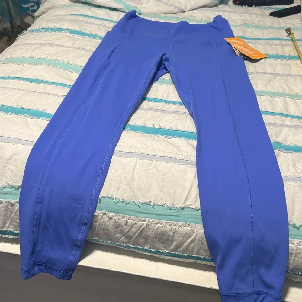 Avia Blue Activewear Leggings. - Picture 2 of 10